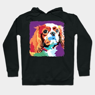 Cavalier King Charles Spaniel Pop Art - Dog Lover Gifts Hoodie